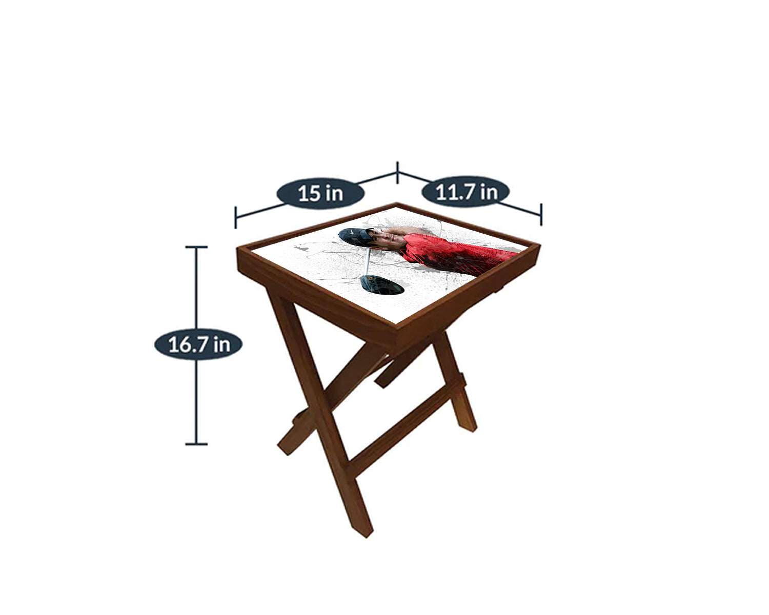 Patrick Reed Splash Effect Coffee and Laptop Table 