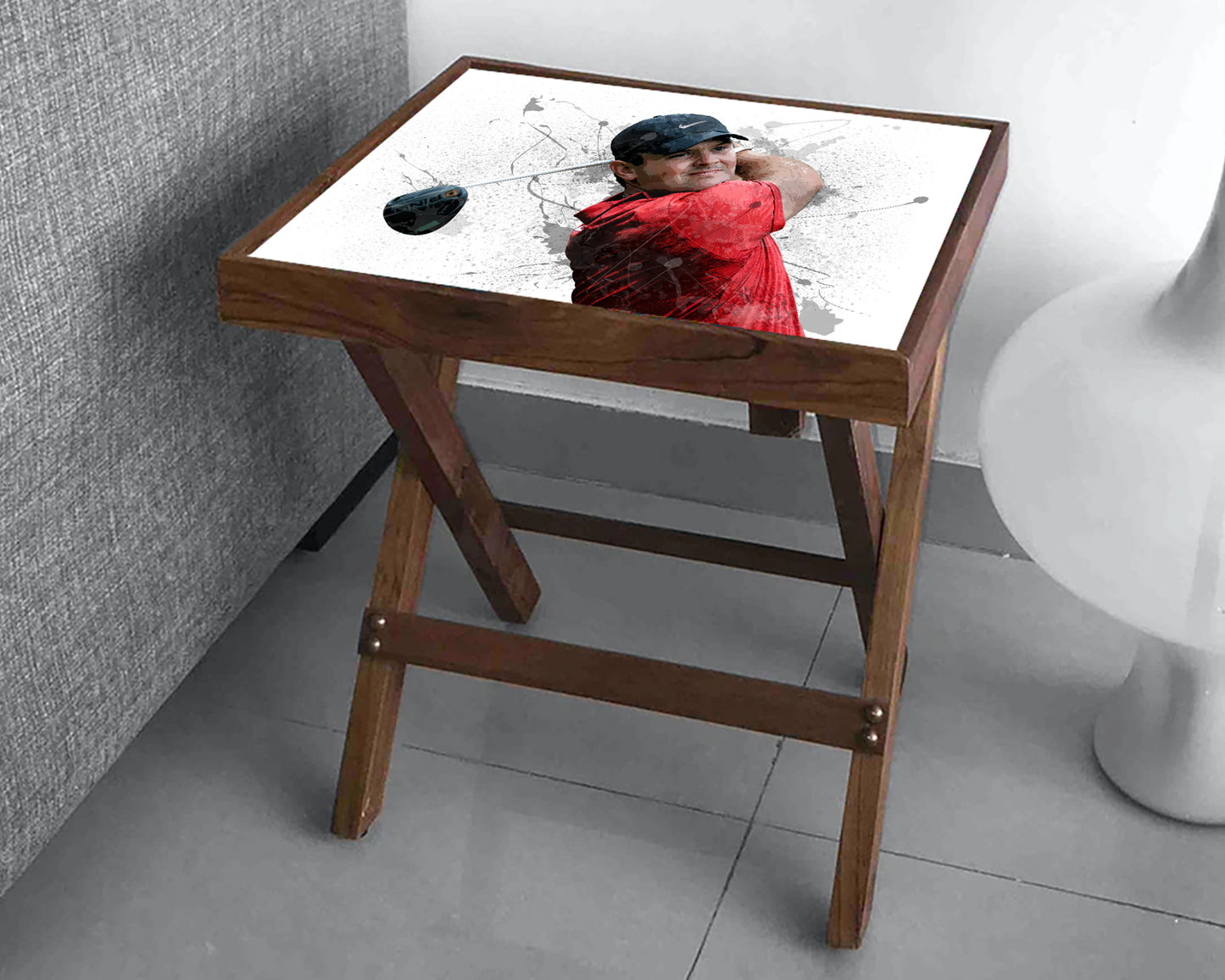 Patrick Reed Splash Effect Coffee and Laptop Table 