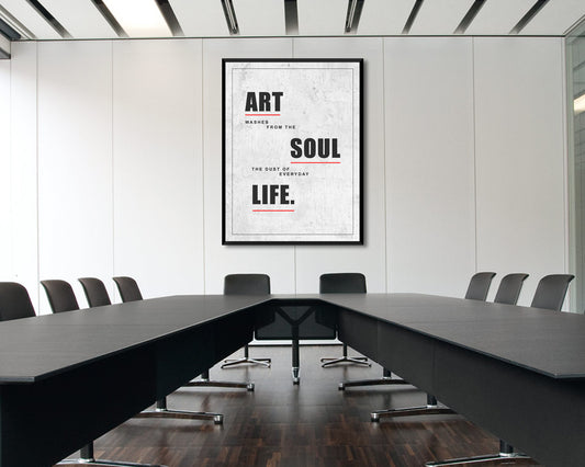 Art Soul Life Canvas Wall Art