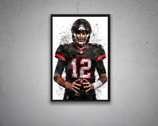 Tom Brady Canvas Wall Art