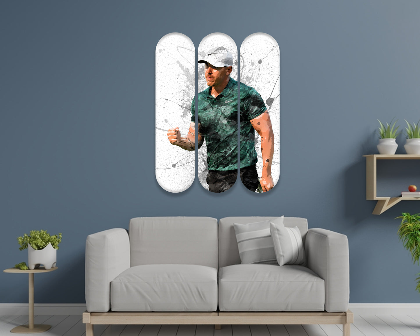 Brooks Koepka Acrylic Skateboard Wall Art 