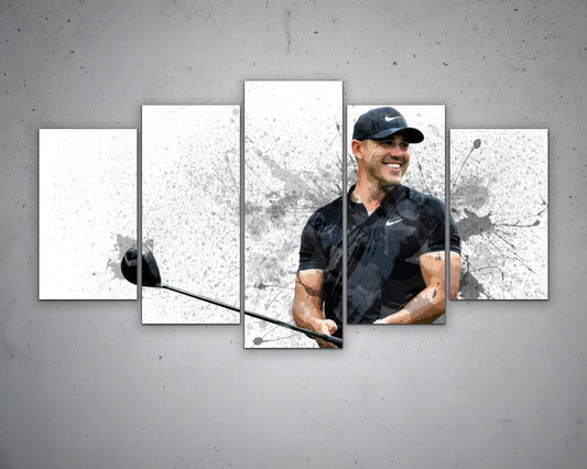 Brooks Koepka Splash Effect Canvas Art