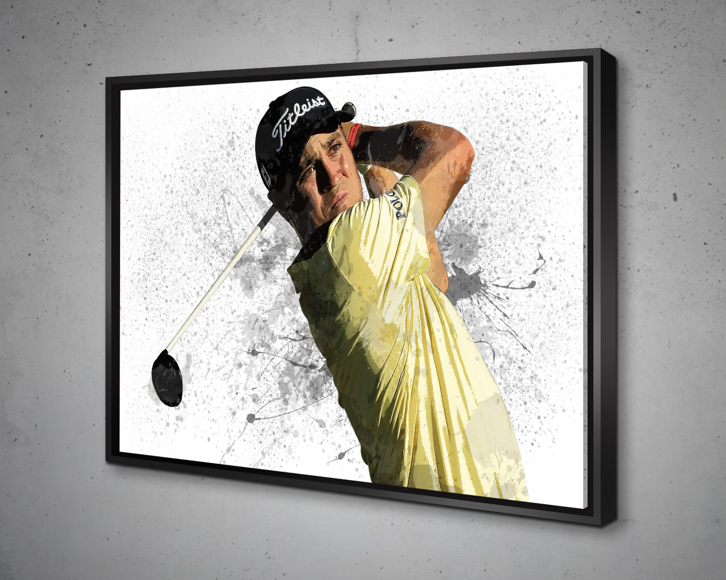 Justin Thomas Splash Effect Canvas Art 