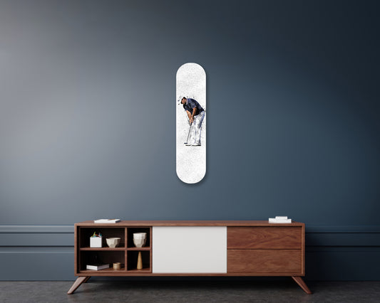 Patrick Reed Acrylic Skateboard Wall Art