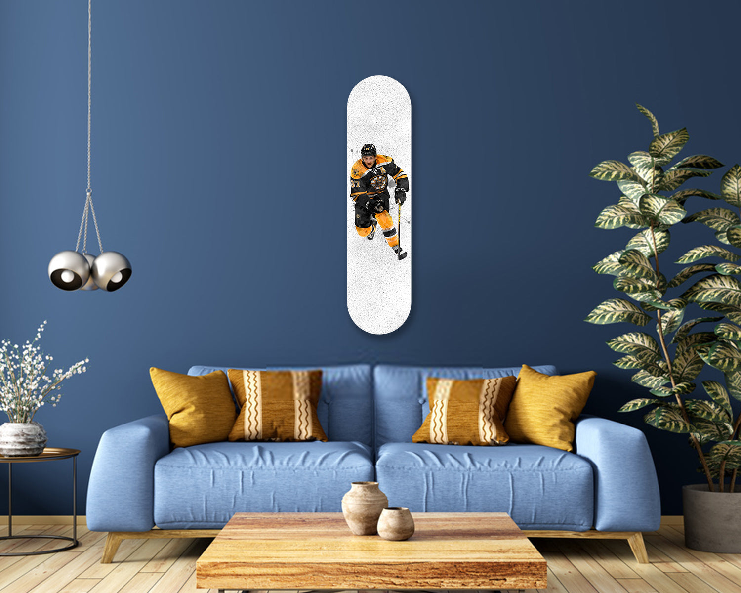 Patrice Bergeron Acrylic Skateboard Wall Art 