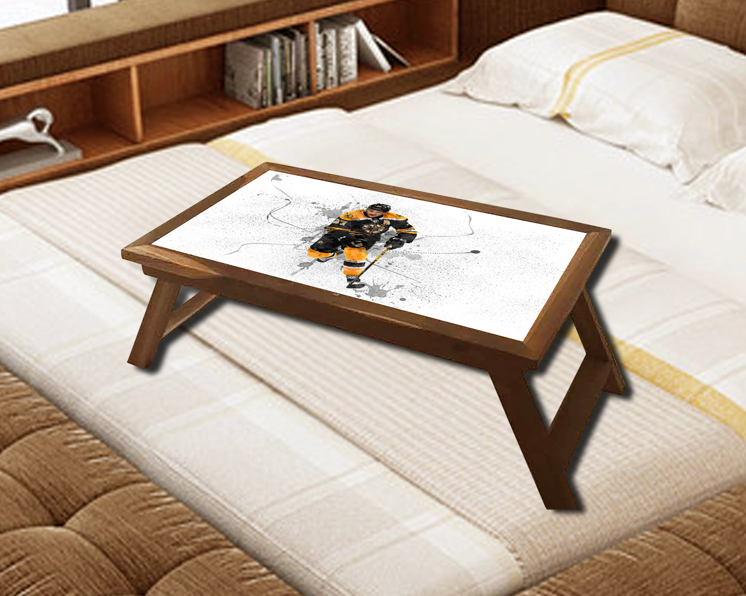 Patrice Bergeron Splash Effect Coffee and Laptop Table 