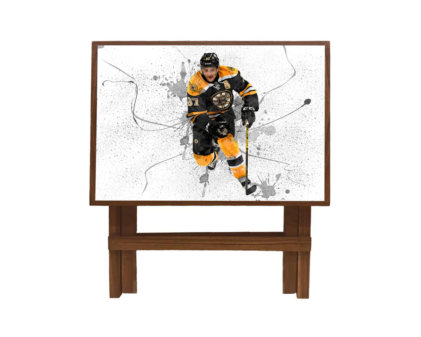 Patrice Bergeron Splash Effect Coffee and Laptop Table 