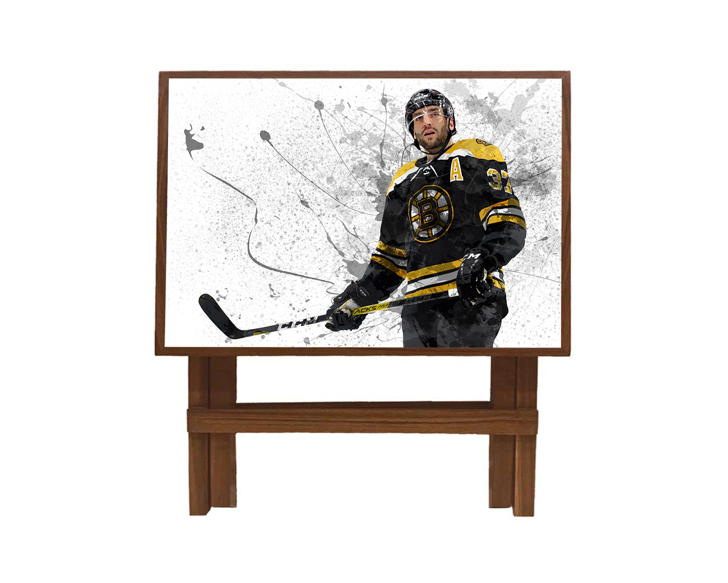 Patrice Bergeron Splash Effect Coffee and Laptop Table 