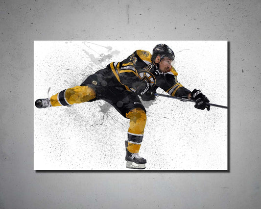 Brad Marchand Splash Effect Canvas Art