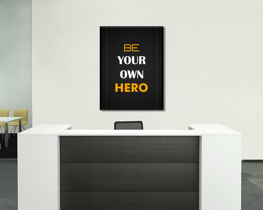 Be Your Own Hero Canvas Wall Art 