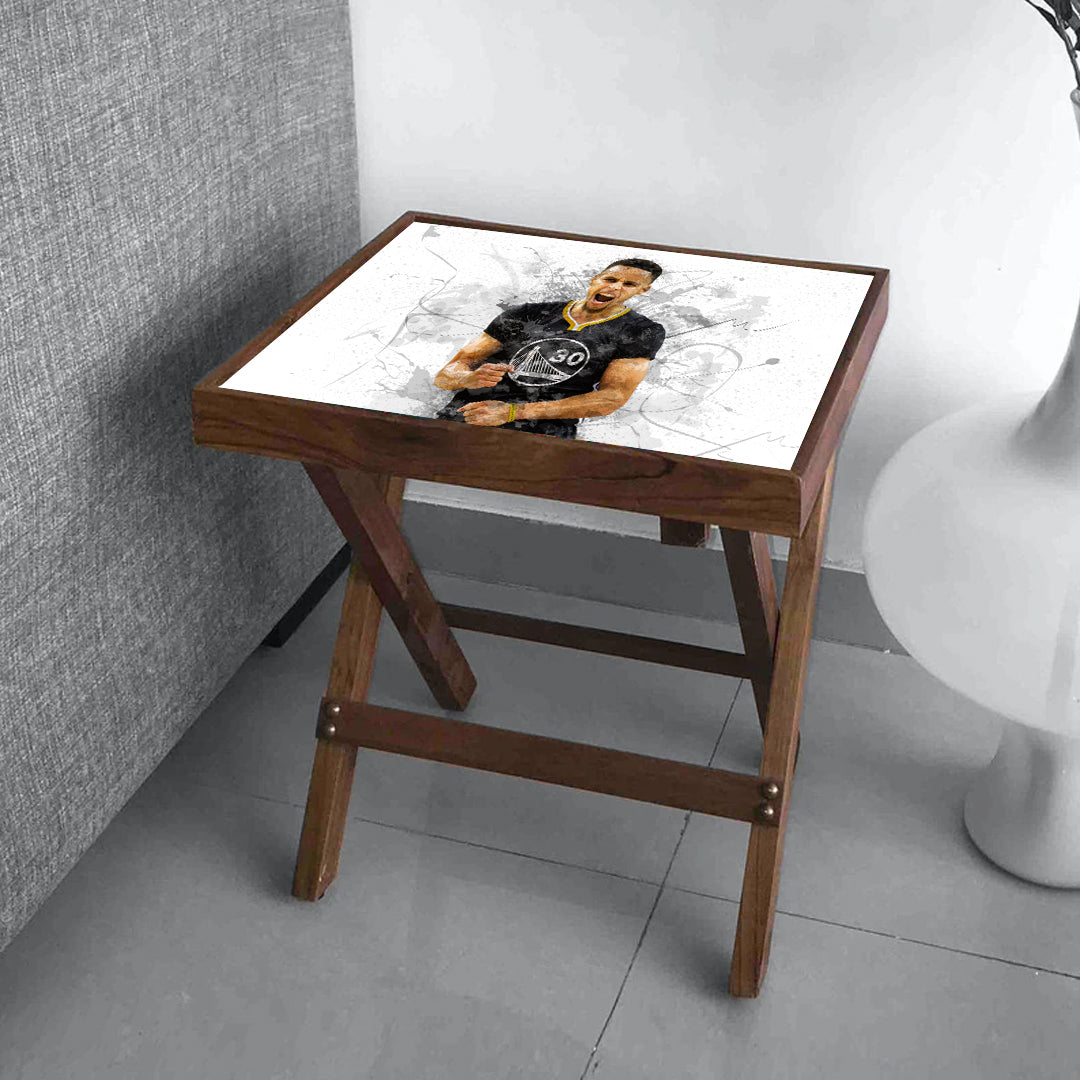 Stephen Curry Splash Effect Coffee and Laptop Table 