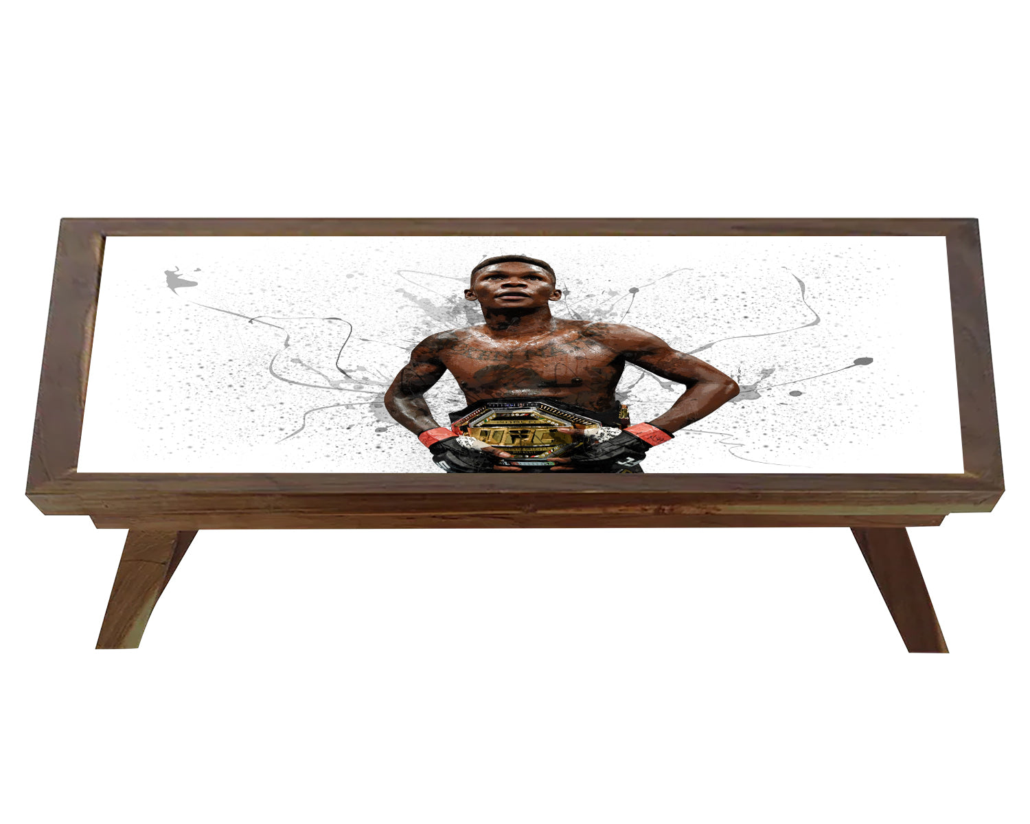 Israel Adesanya Splash Effect Coffee and Laptop Table 