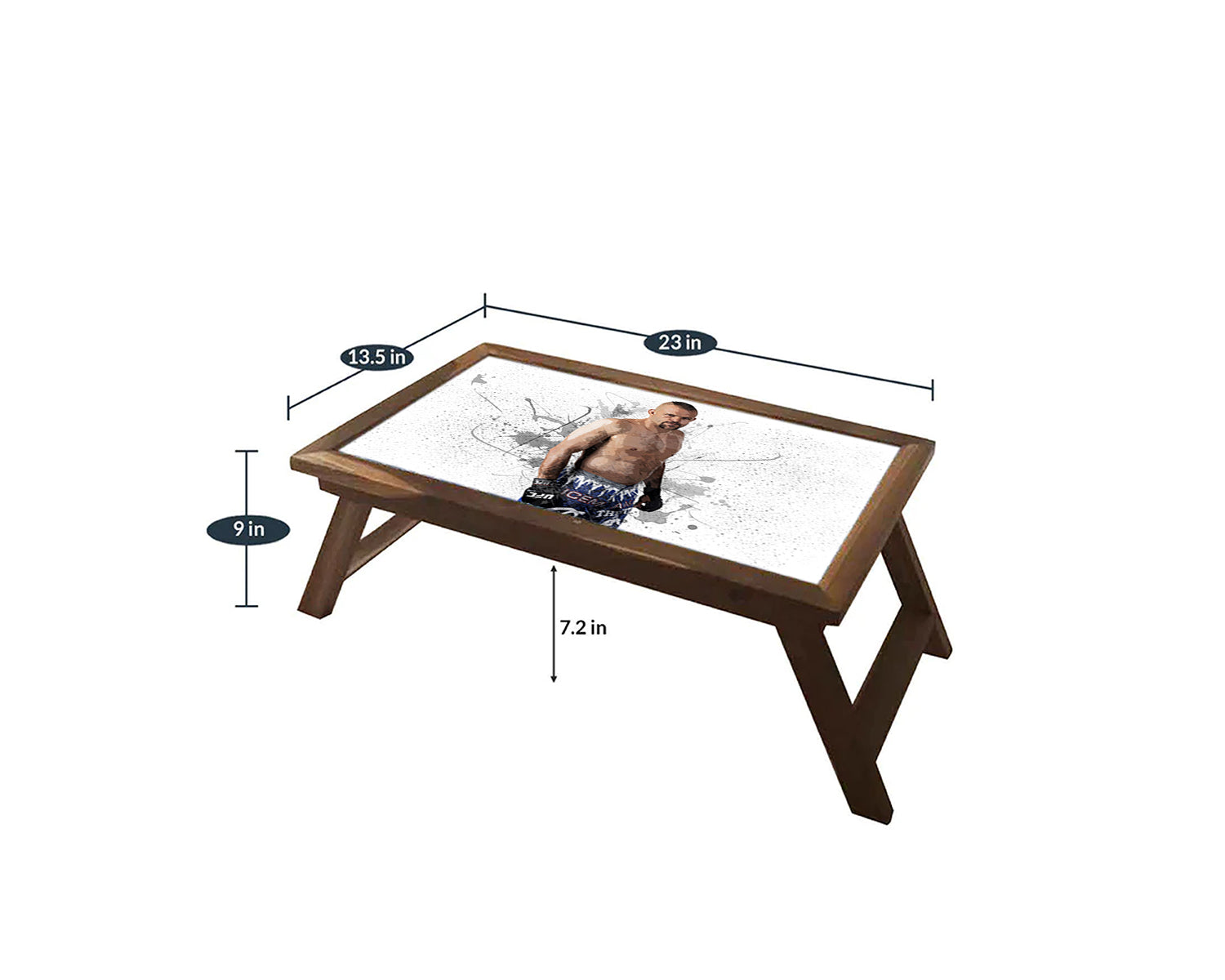 Chuck Liddell Splash Effect Coffee and Laptop Table 