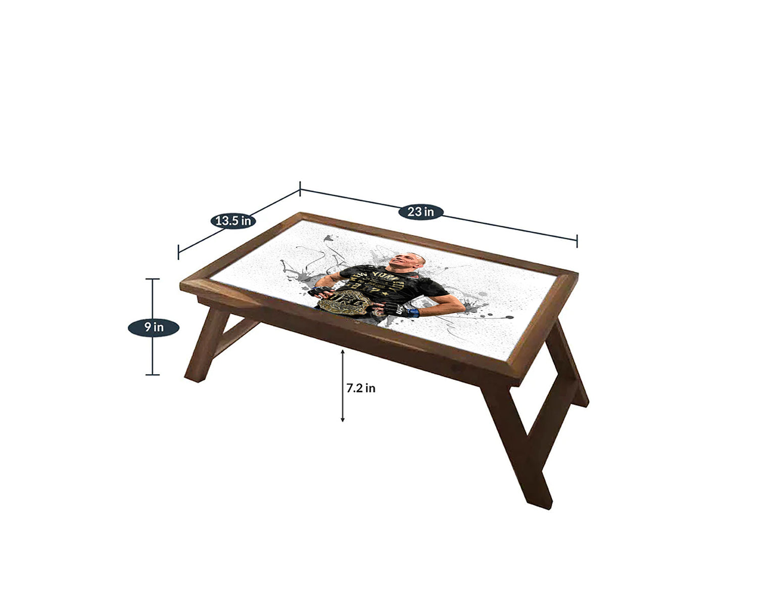 Georges St-Pierre Splash Effect Coffee and Laptop Table 