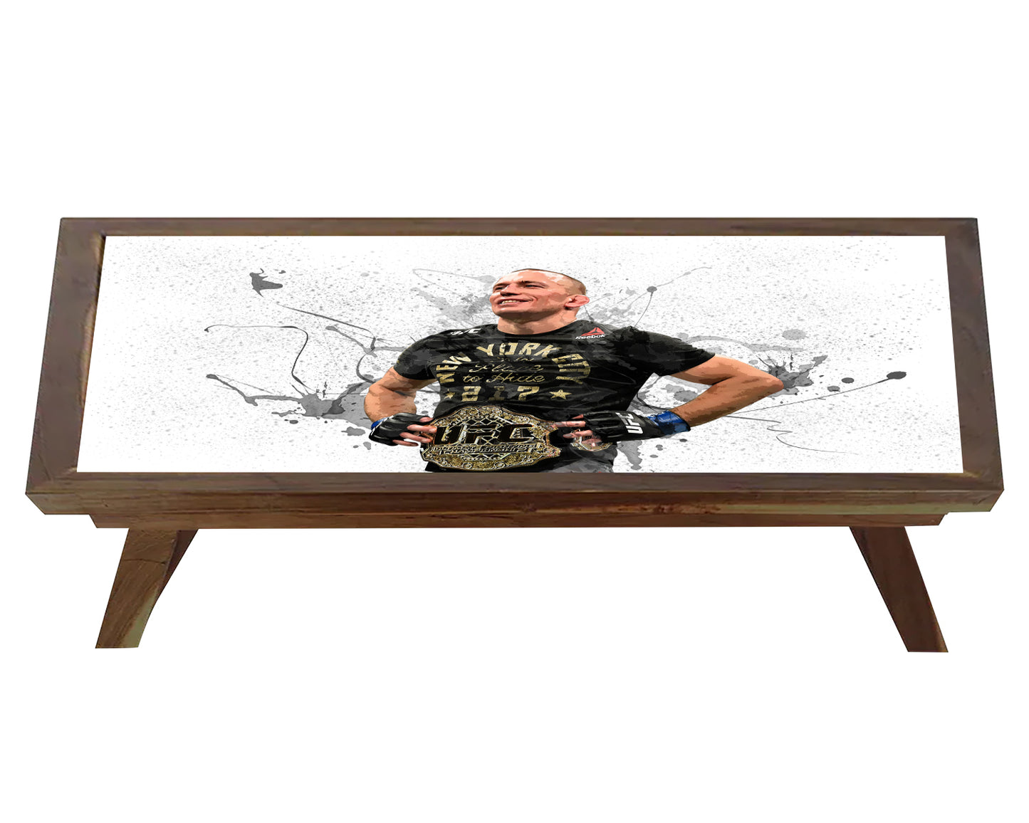 Georges St-Pierre Splash Effect Coffee and Laptop Table 