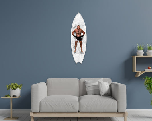 Brock Lesnar Acrylic Surfboard Wall Art 