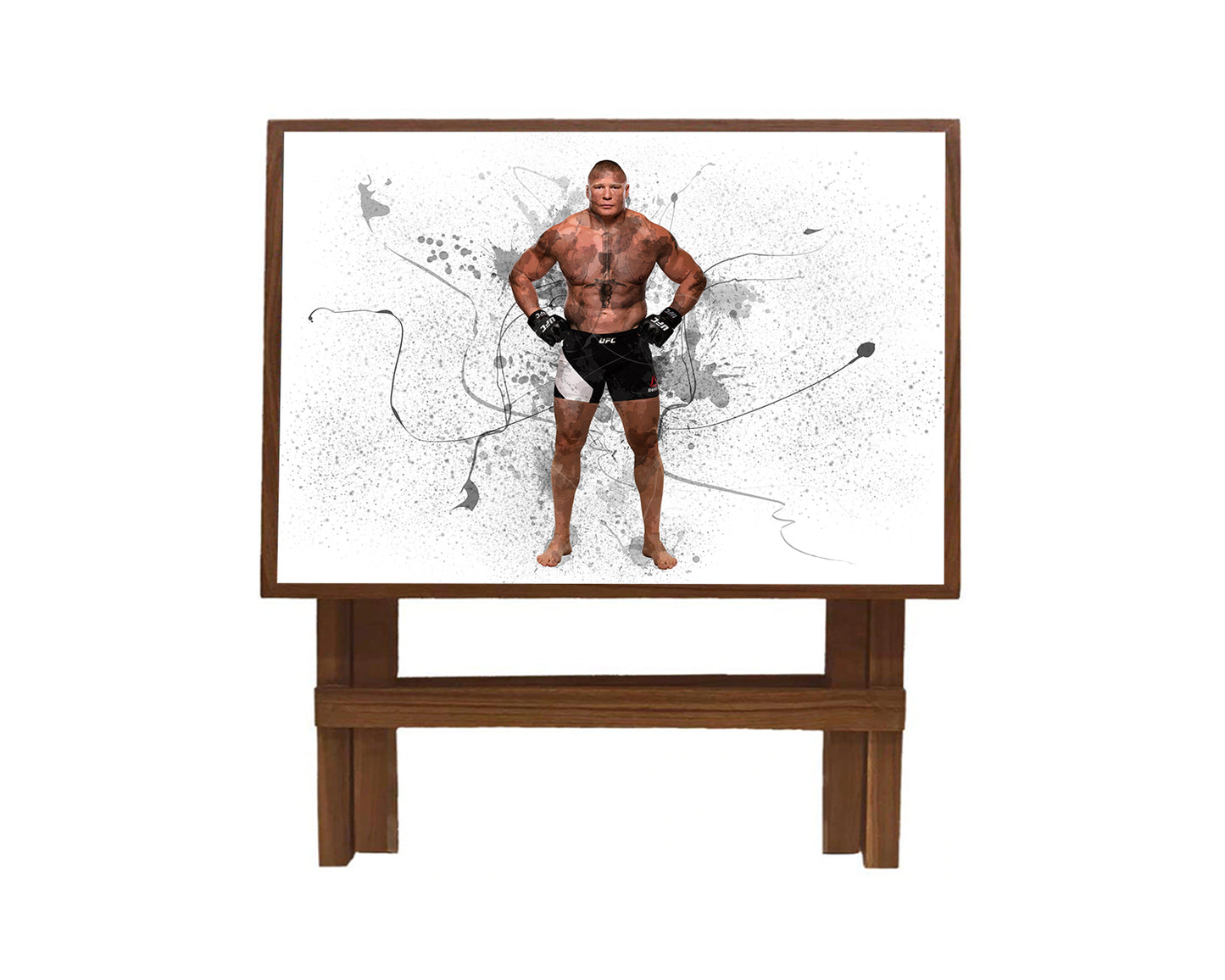 Brock Lesnar Splash Effect Coffee and Laptop Table 
