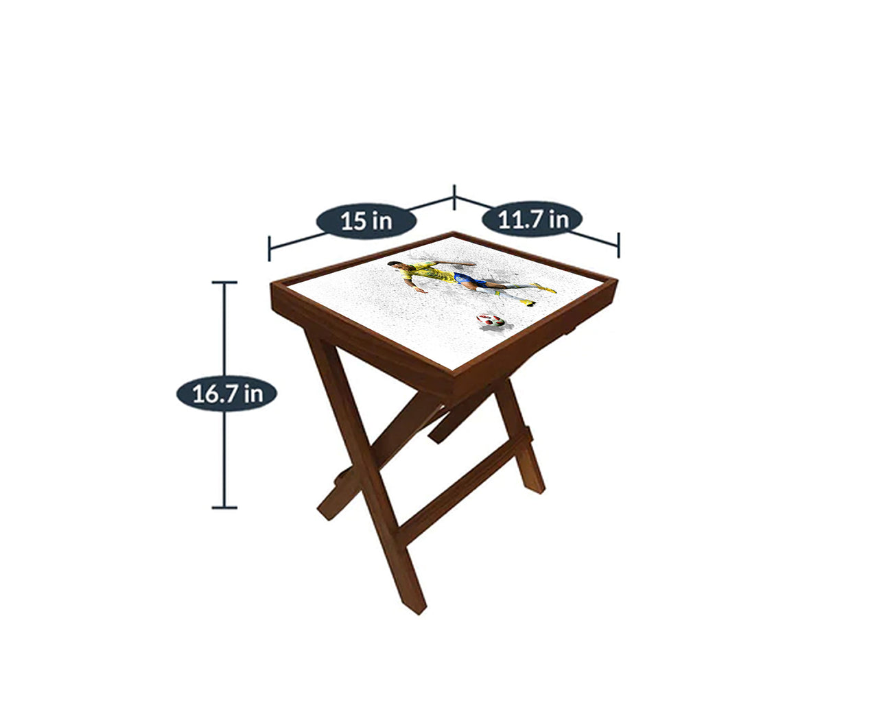 Neymar Jr. Splash Effect Coffee and Laptop Table