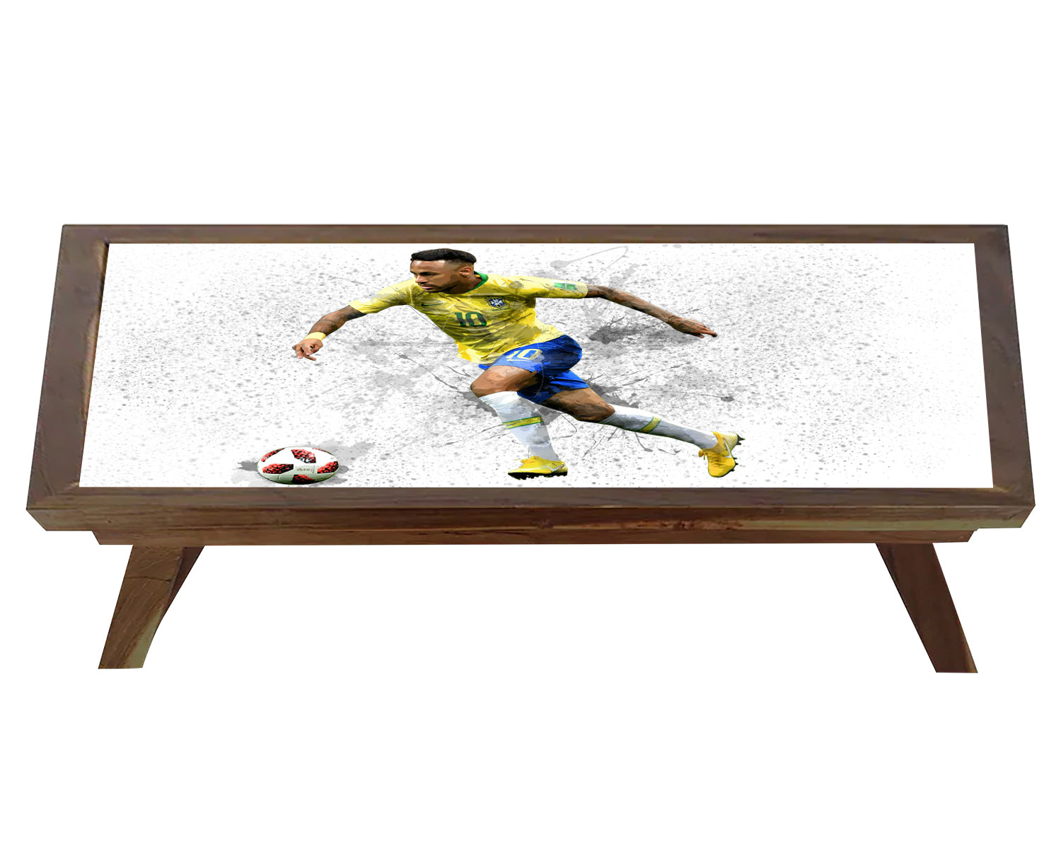 Neymar Jr. Splash Effect Coffee and Laptop Table 