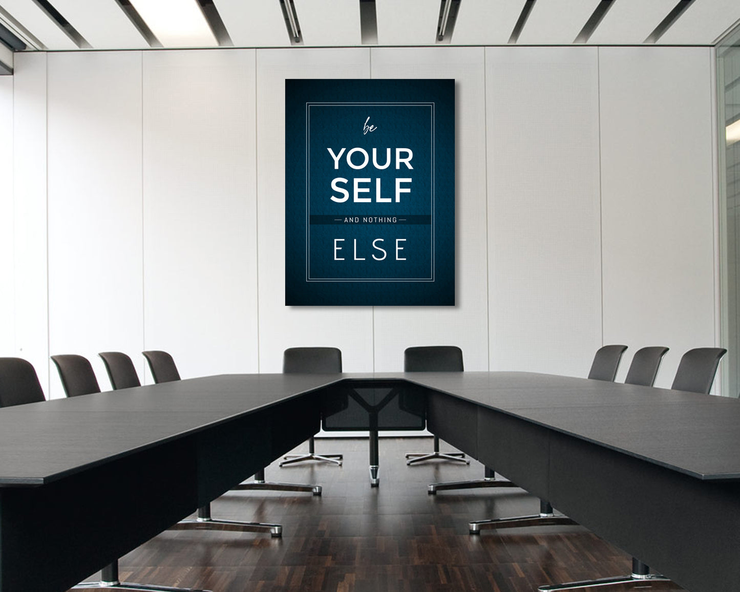 Your Self and Nothing Else Canvas Wall Art 