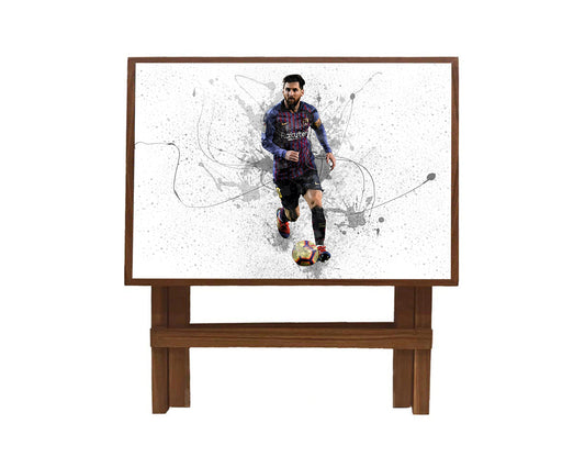 Lionel Messi Splash Effect Coffee and Laptop Table 