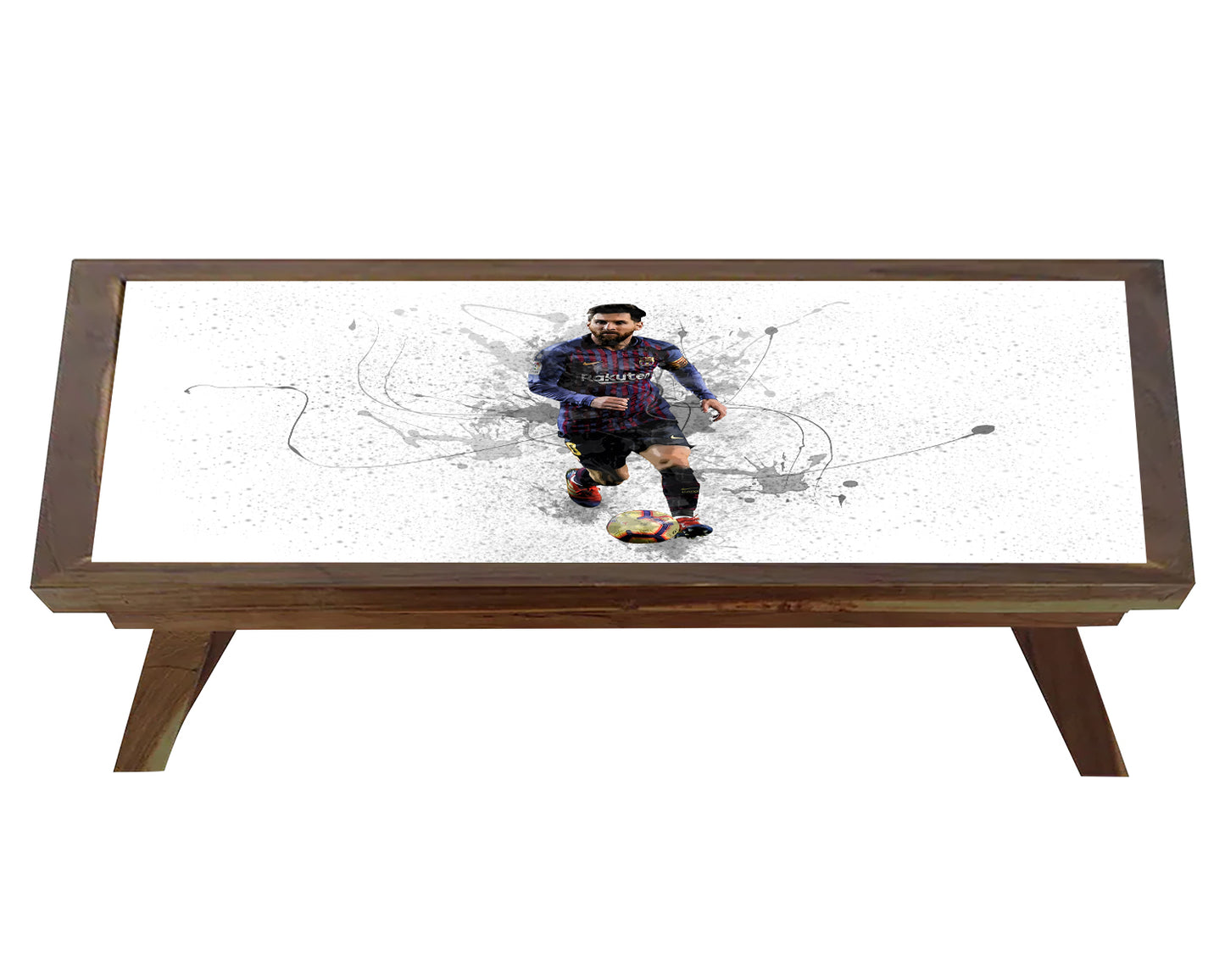 Lionel Messi Splash Effect Coffee and Laptop Table 