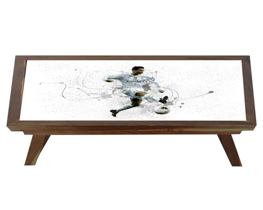 Cristiano Ronaldo Splash Effect Coffee and Laptop Table 