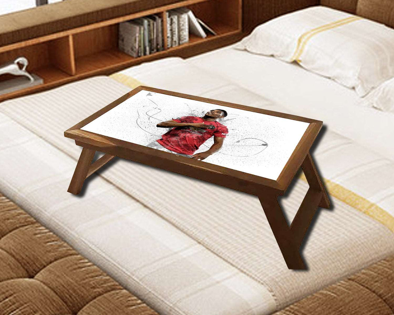 Anthony Martial Splash Effect Coffee and Laptop Table