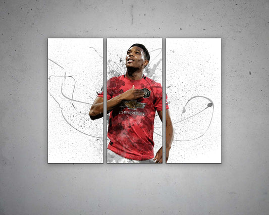 Anthony Martial Canvas Wall Art
