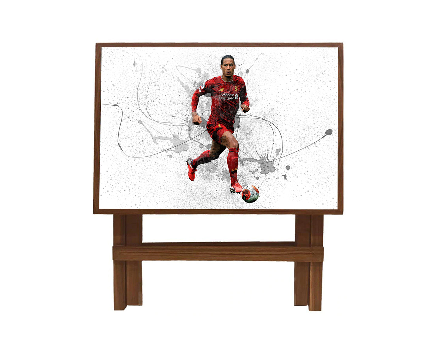 Virgil Van Dijk Splash Effect Coffee and Laptop Table 