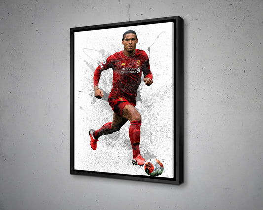 Virgil van Dijk Canvas Wall Art