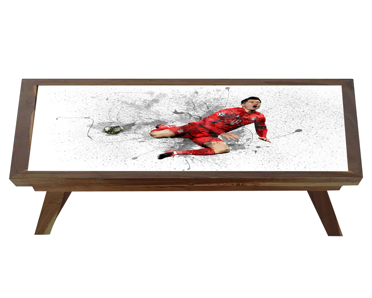 Robert Lewandowski Splash Effect Coffee and Laptop Table