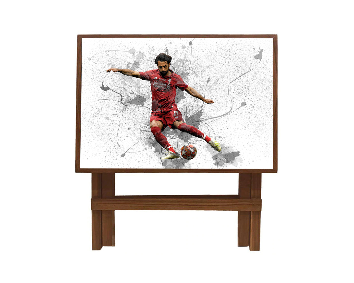 Mohamed Salah Splash Effect Coffee and Laptop Table 