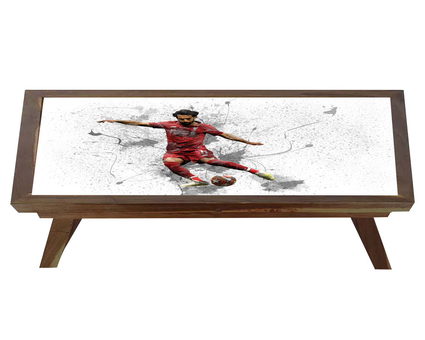 Mohamed Salah Splash Effect Coffee and Laptop Table 