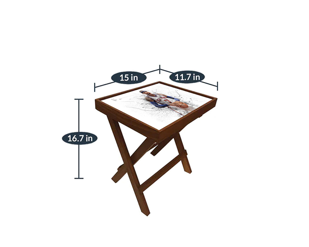 Carmelo Anthony Splash Effect Coffee and Laptop Table