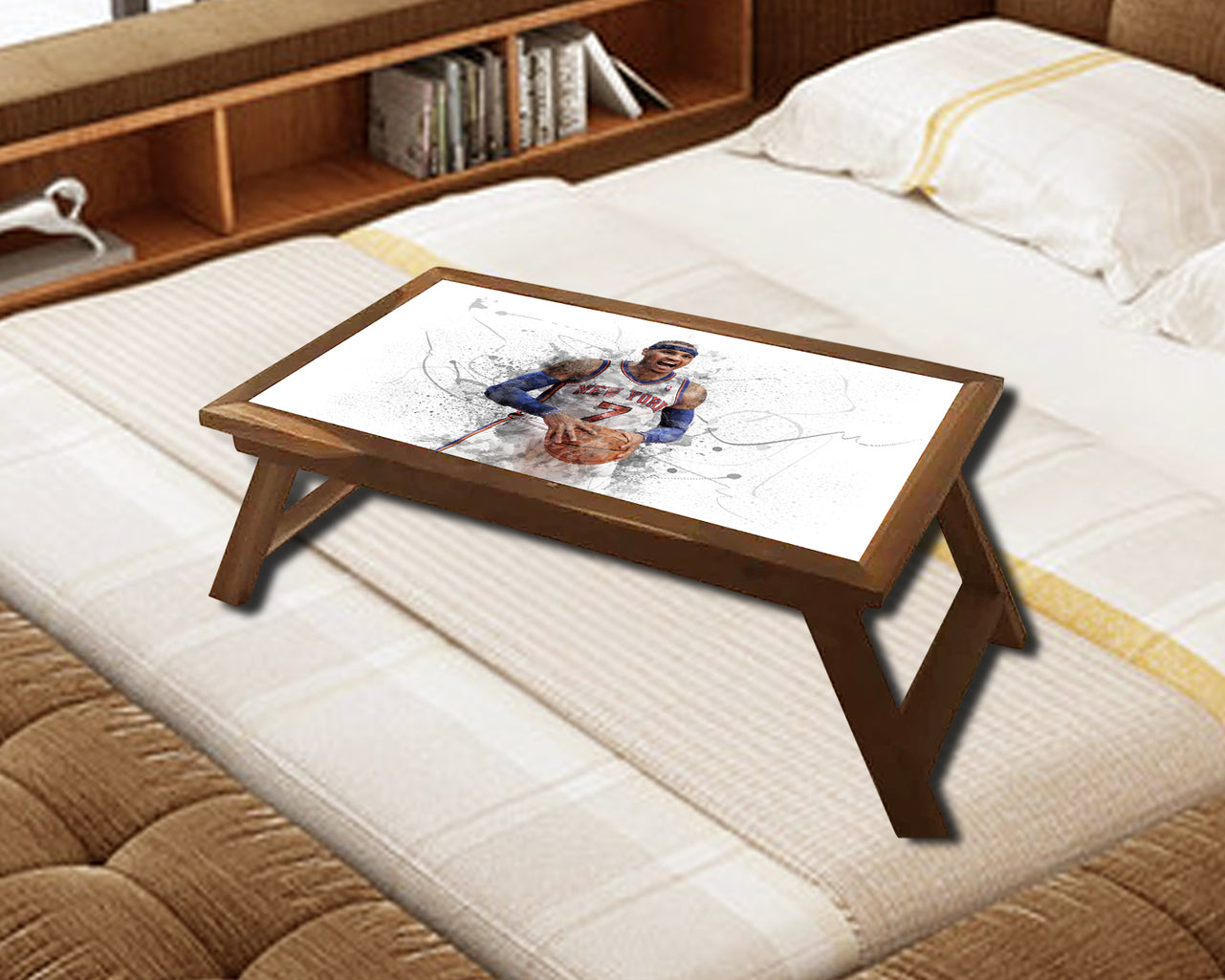 Carmelo Anthony Splash Effect Coffee and Laptop Table