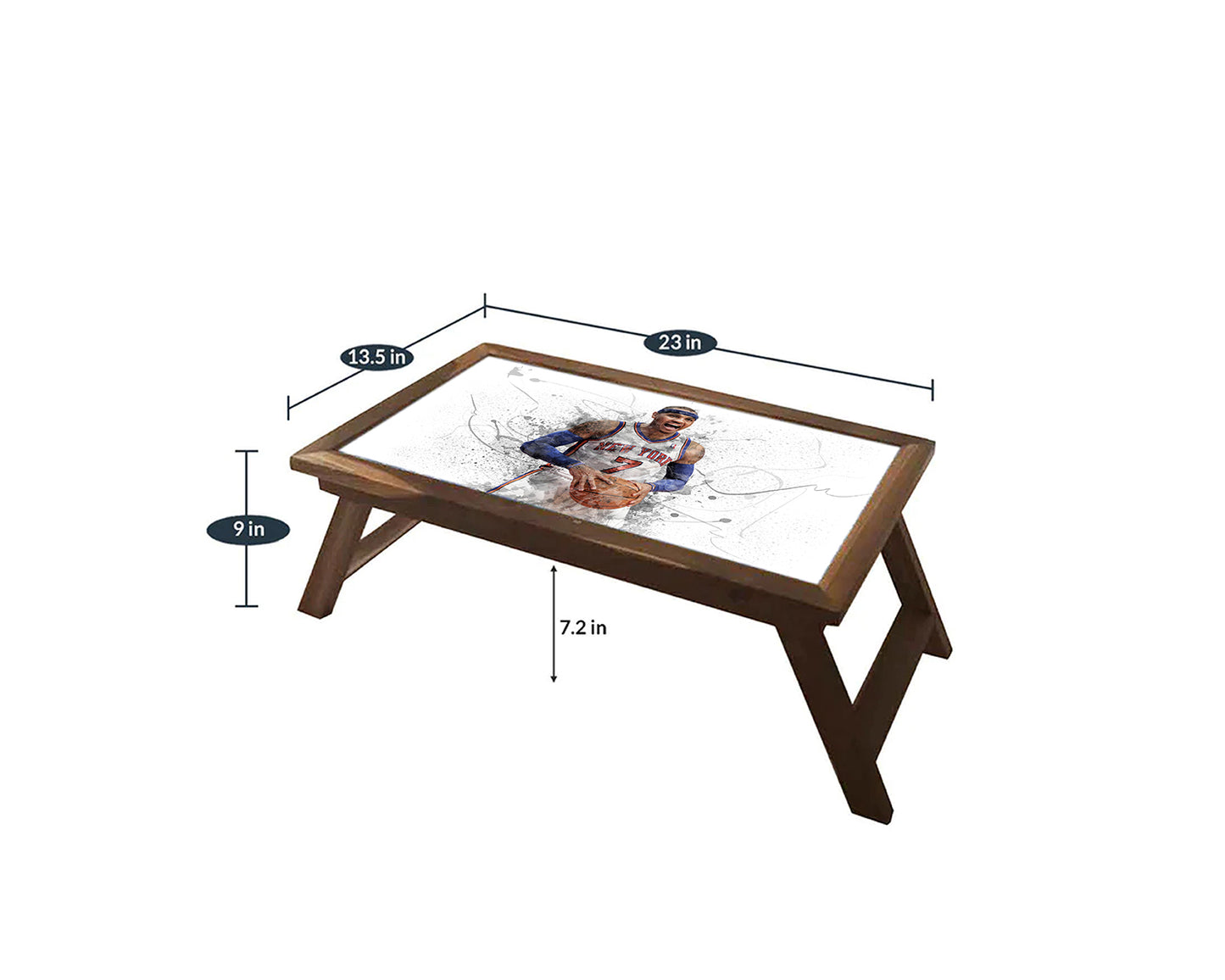 Carmelo Anthony Splash Effect Coffee and Laptop Table 