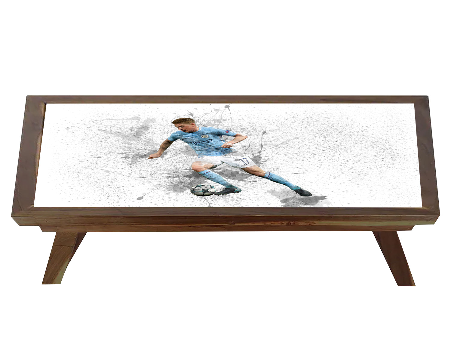 Kevin De Bruyne Splash Effect Coffee and Laptop Table 