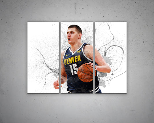 Nikola Jokic Canvas Wall Art 