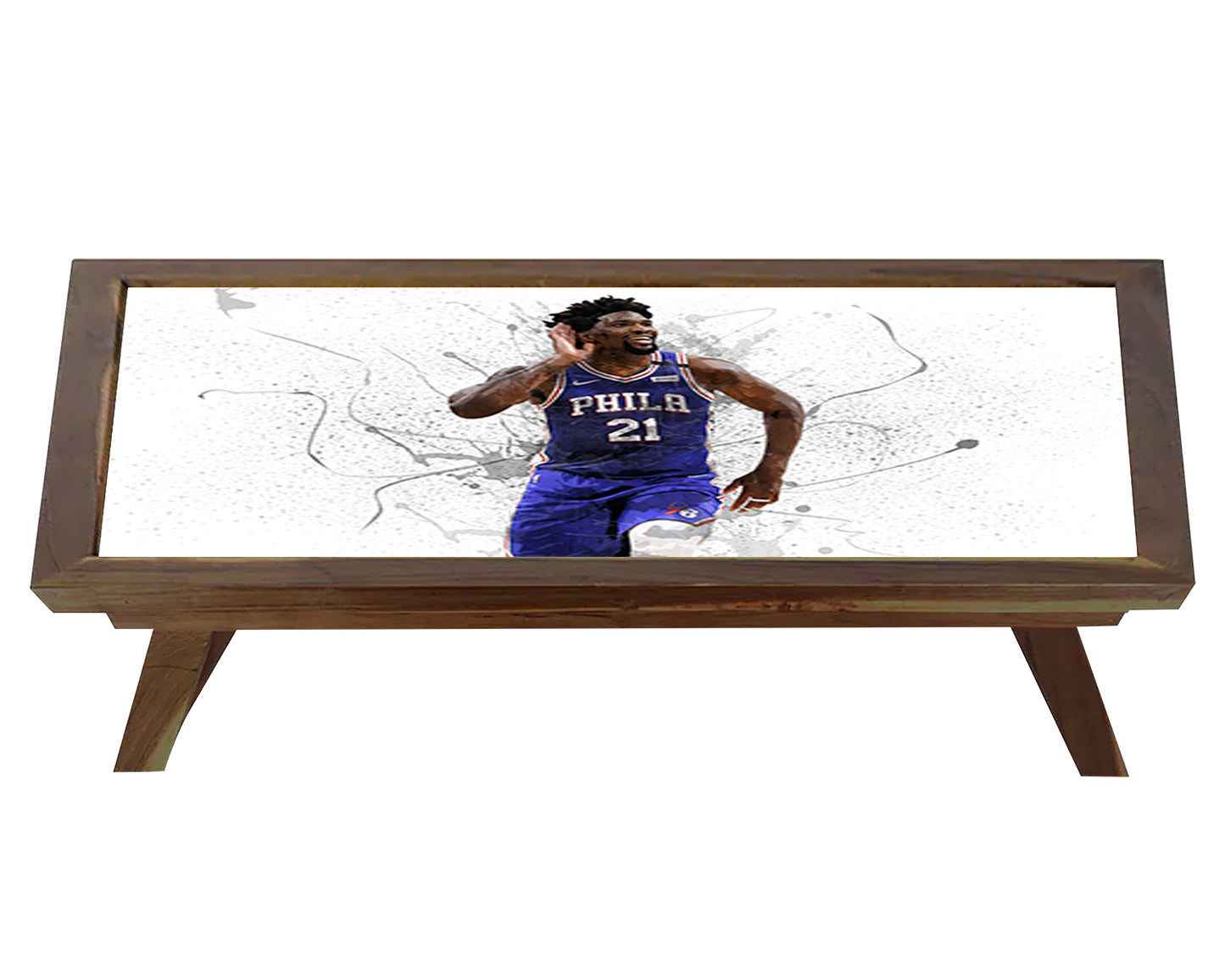 Joel Embiid Splash Effect Coffee and Laptop Table 