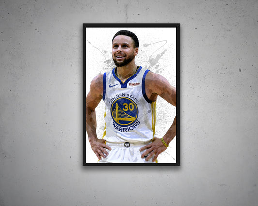 Stephen Curry Canvas Wall Art