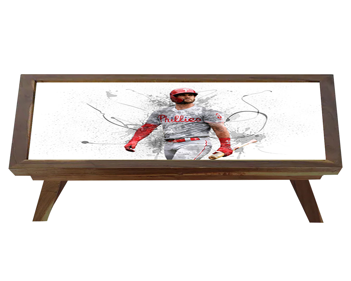 Bryce Harper Splash Effect Coffee and Laptop Table 