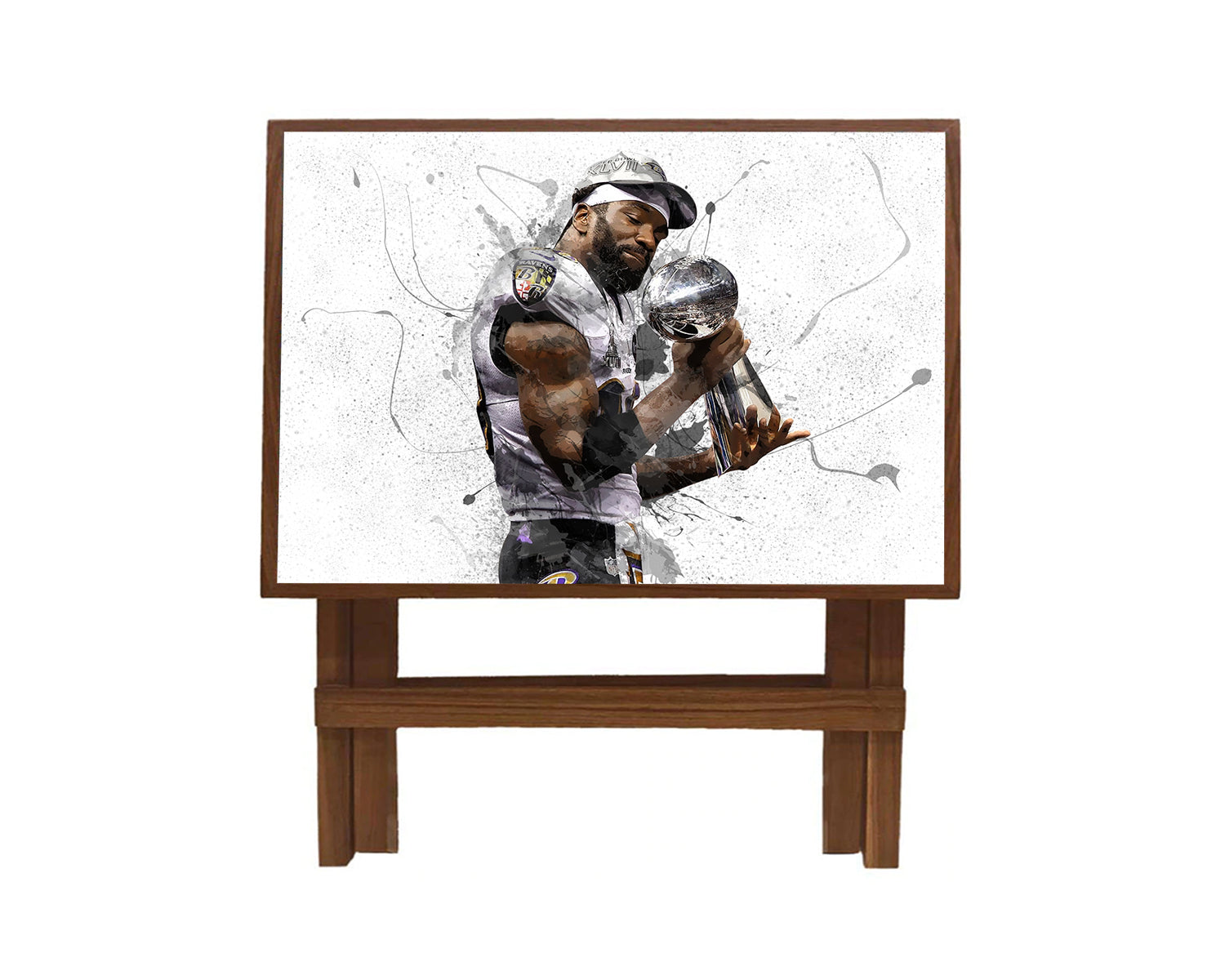 Ed Reed Splash Effect Coffee and Laptop Table 