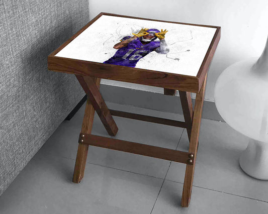 Justin Jefferson Splash Effect Coffee and Laptop Table 