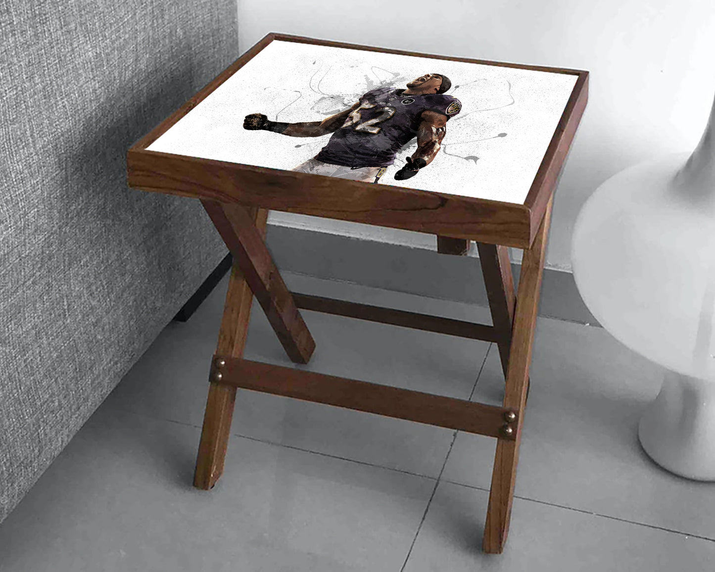 Ray Lewis Splash Effect Coffee and Laptop Table 