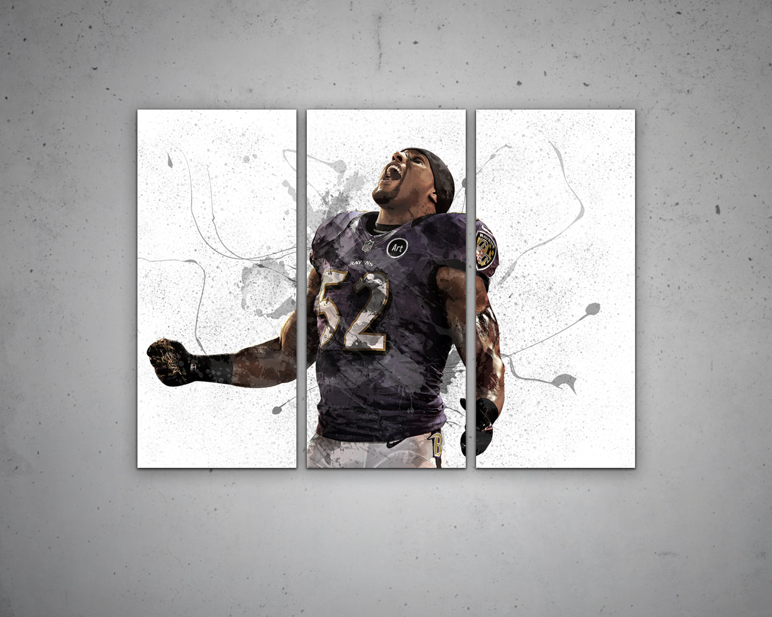 Ray Lewis Canvas Wall Art 