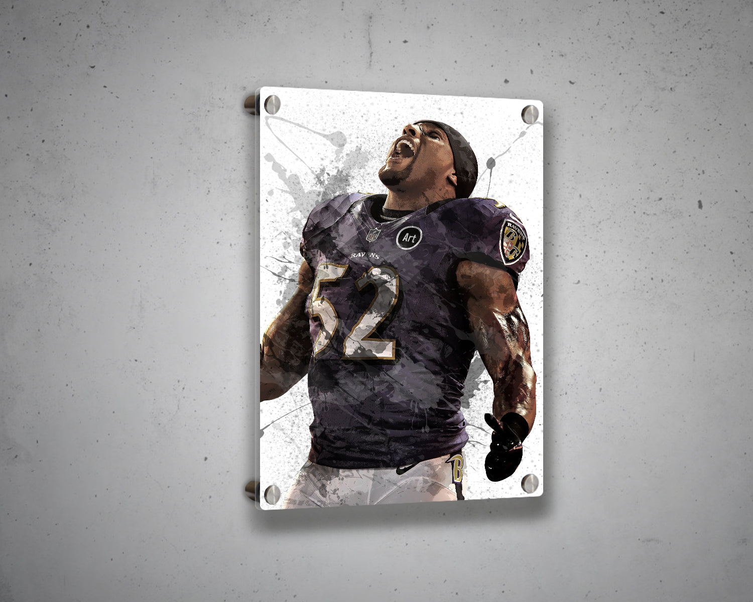 Ray Lewis Canvas Wall Art 