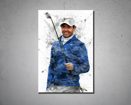 Rory Mcilroy Canvas Wall Art 