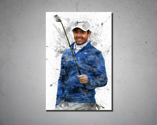 Rory Mcilroy Canvas Wall Art
