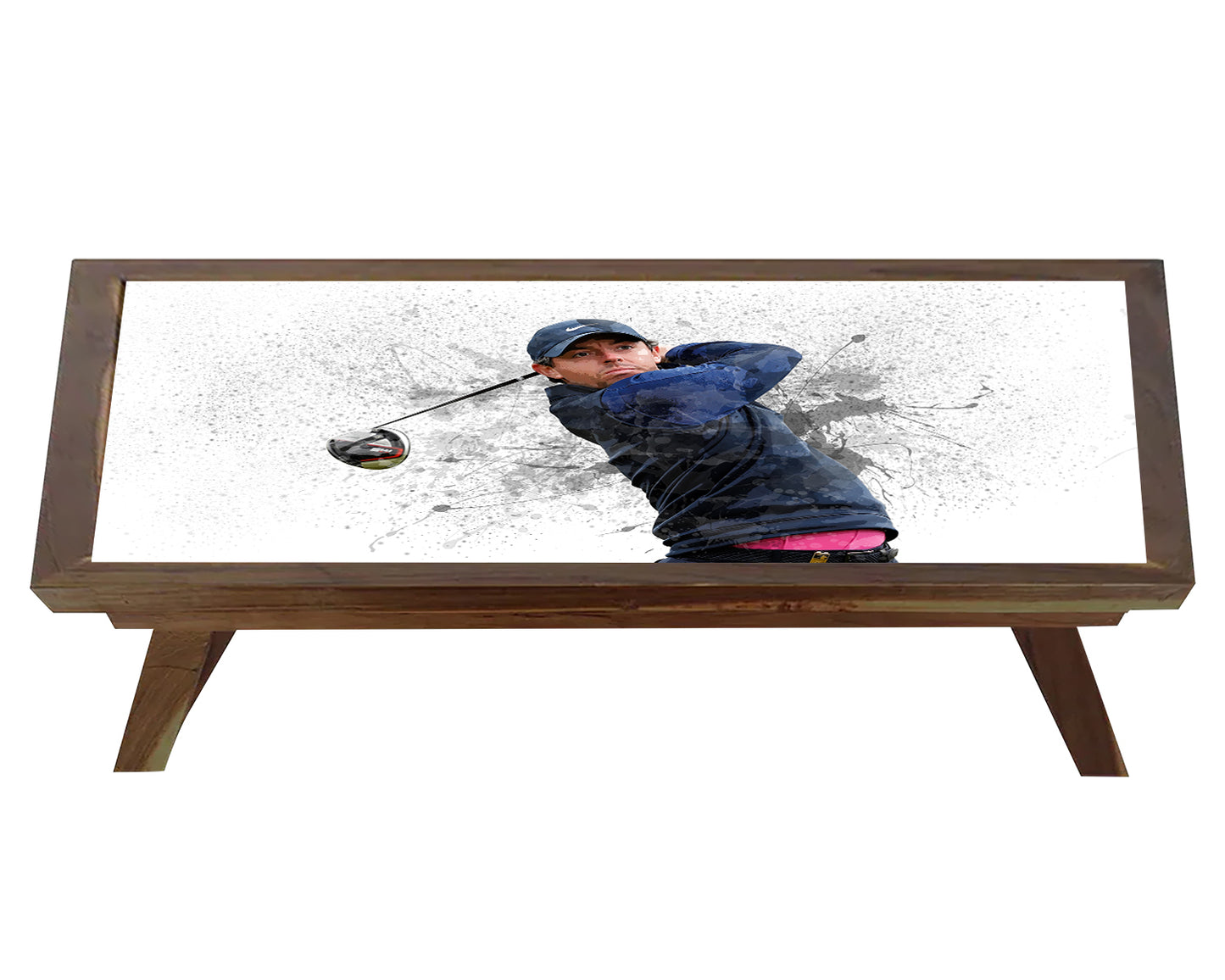 Rory Mcilroy Splash Effect Coffee and Laptop Table 